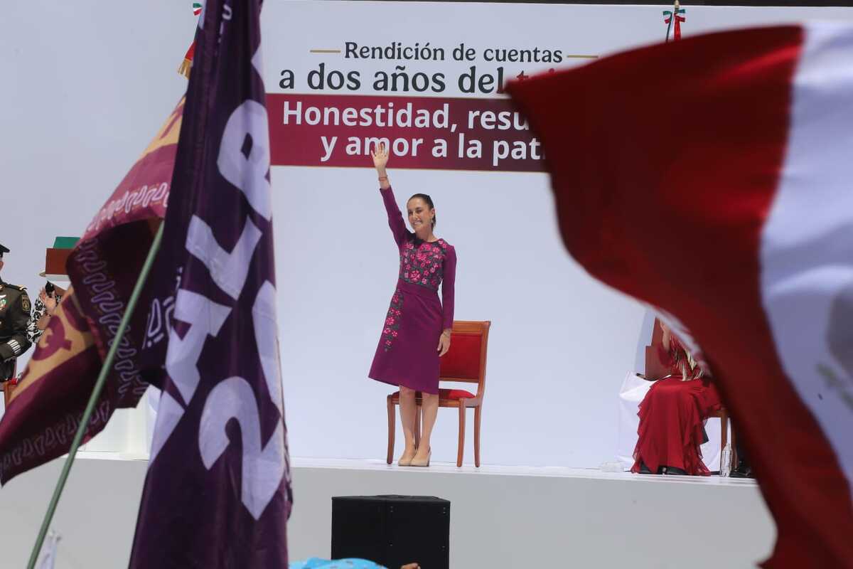 La presidenta Claudia Sheinbaum rindió cuentas a dos años del triunfo electoral en 2024 | Javier Ríos