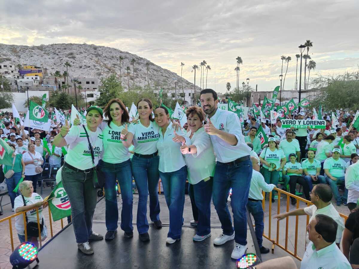 Verónica Martínez en su cierre de campaña en Torreón | Especial