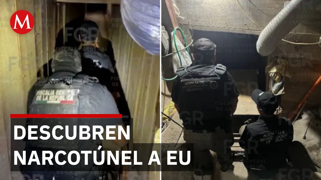Narcotúnel en Tijuana conectaba con EU; FGR revela hallazgo