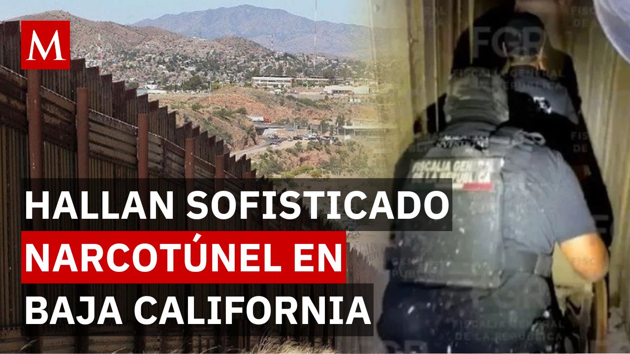 ¡Plan secreto! La FGR localiza un moderno narcotúnel en Tijuana que conecta con Estados Unidos