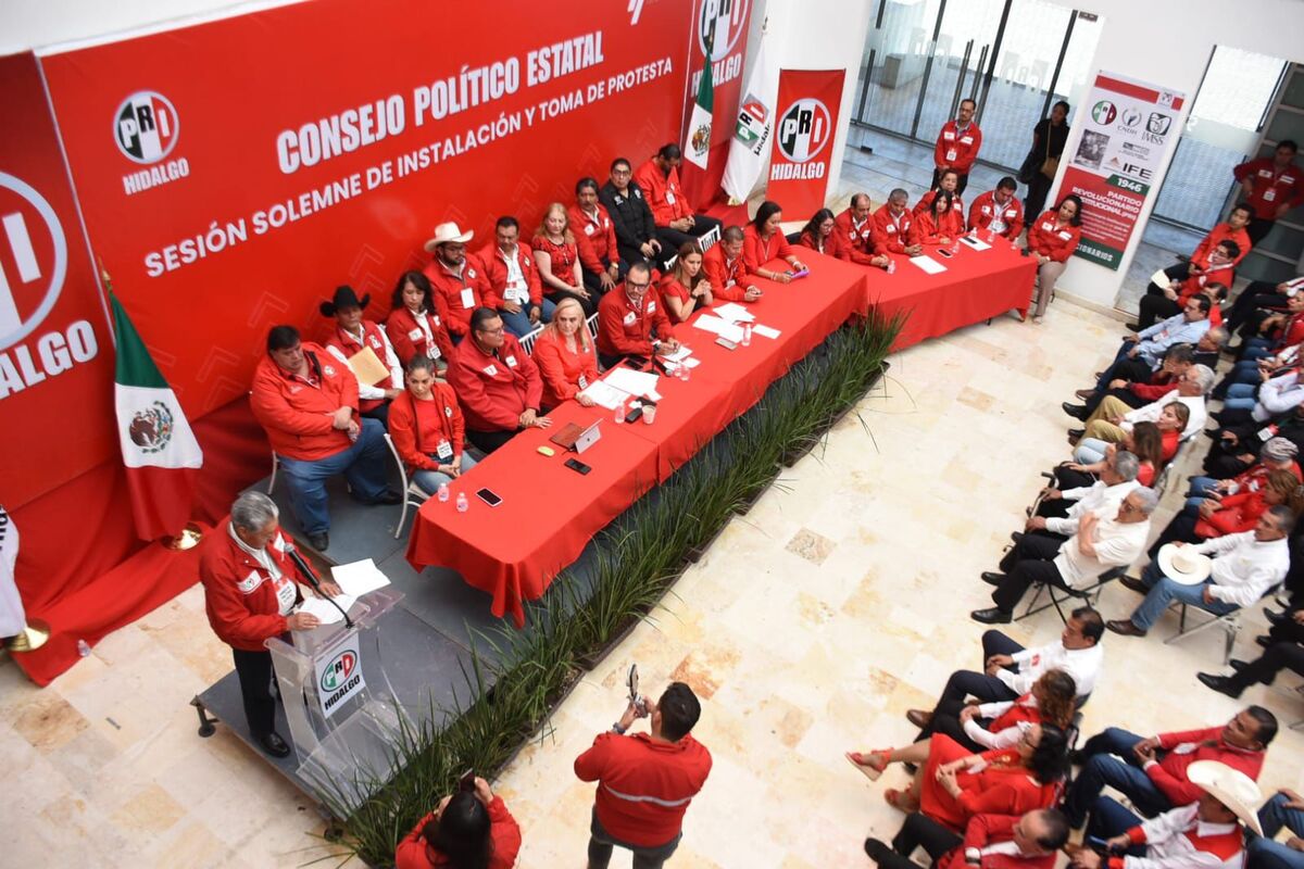 PRI renovará dirigencia mediante voto directo en Hidalgo. (Cortesía)