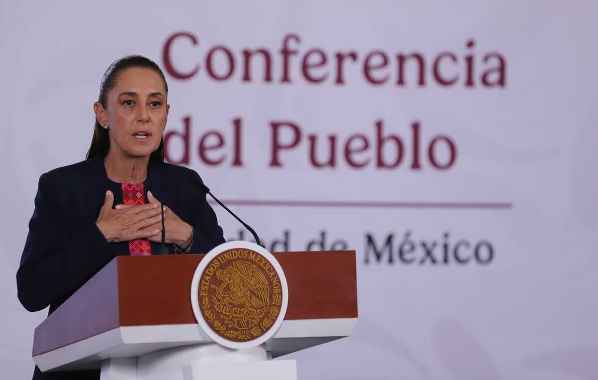 Sheinbaum pide que el pueblo de México esté informado sobre decisiones de EU. | Foto: Javier Ríos