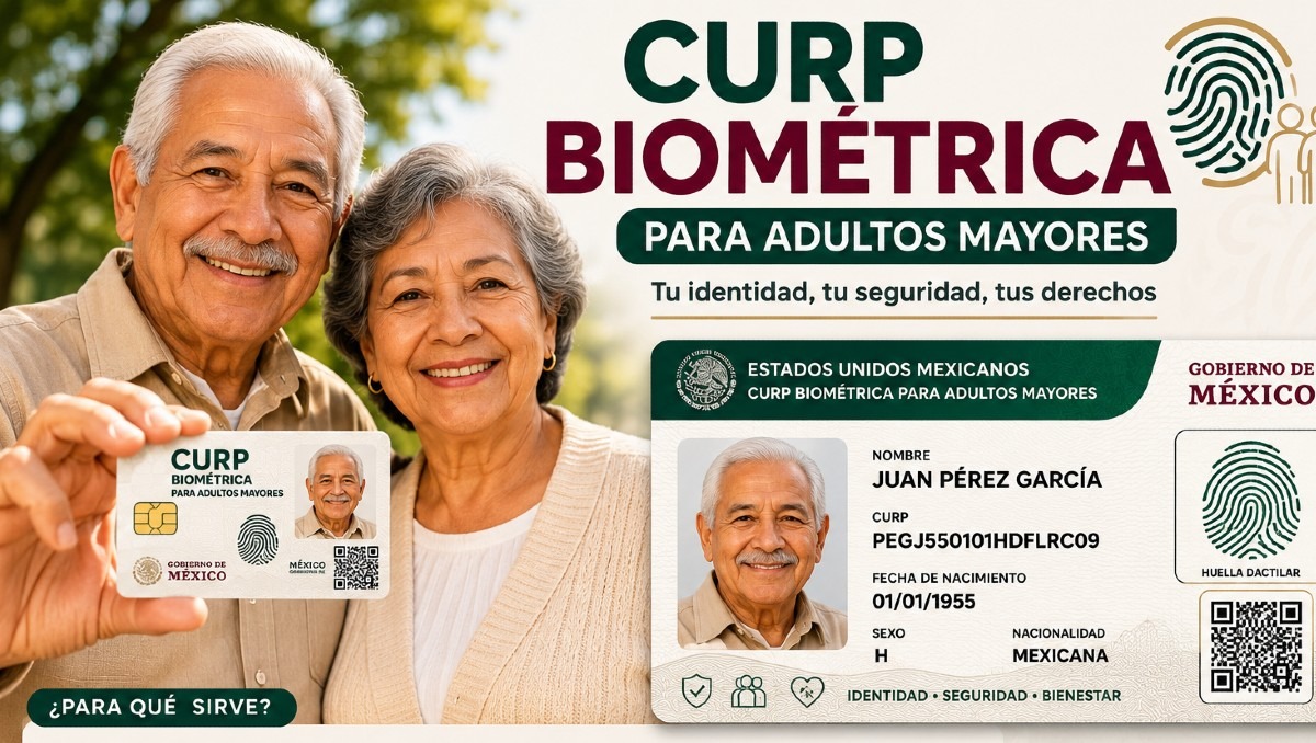 Los adultos mayores puede tramitar la CURP Biométrica solo algunos módulos del país | IA Discover