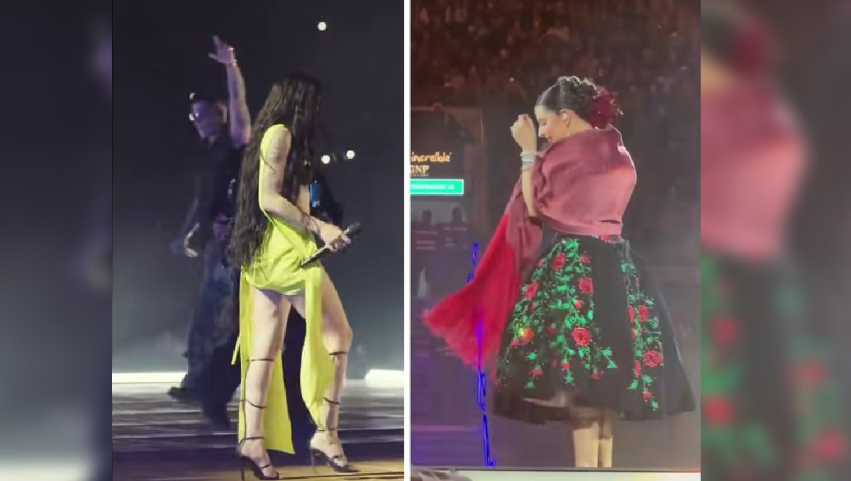 Ángela y Nodal son acusados de copiar entrada de Cazzu y Bad Bunny. | FOTO: Redes sociales.