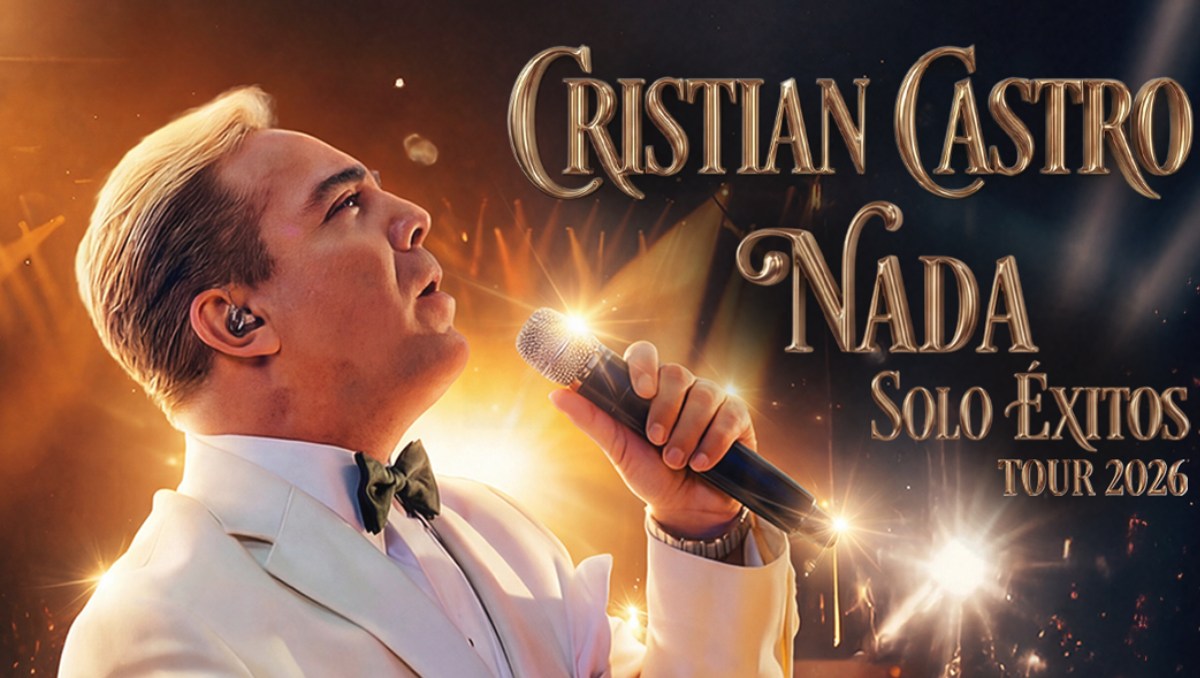 Los boletos previamente adquiridos para el concierto de Cristian Castro seguirán siendo validos | Foto: redes