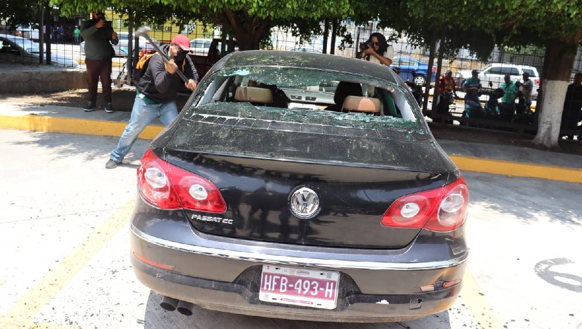 CETEG vandalizó la zona. | Especial