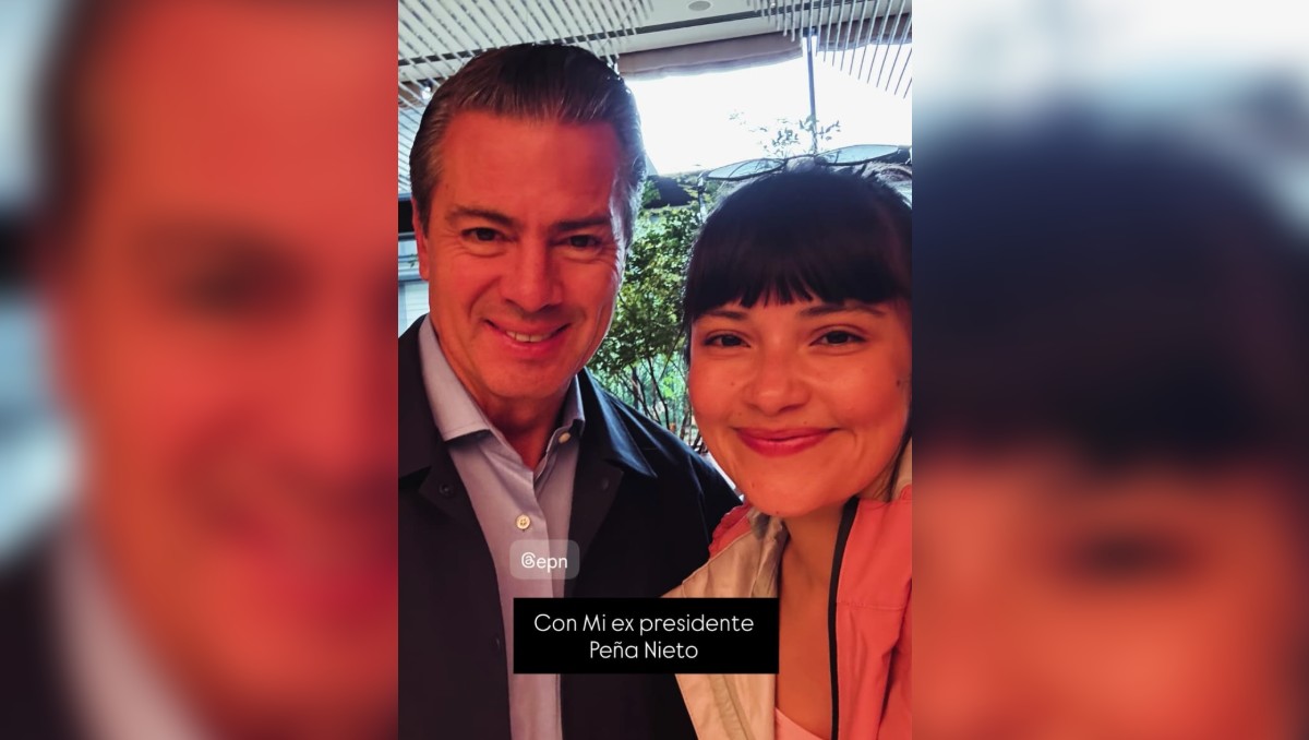 La ciudadana mexicana Paola compartió una fotografía con Peña Nieto en sus redes sociales. | Foto: Instagram (@paola.lostinjapan)