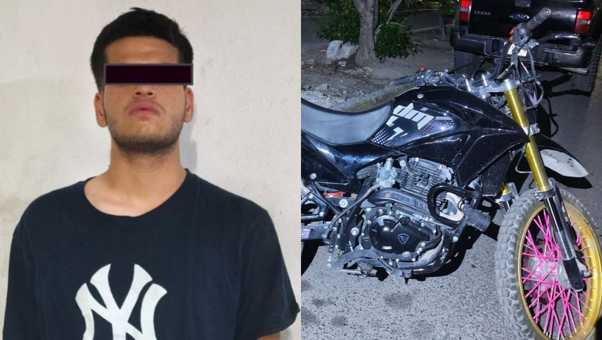 El detenido fue identificado como Iván Patricio “N” de 20 años. | Fernanda Pérez