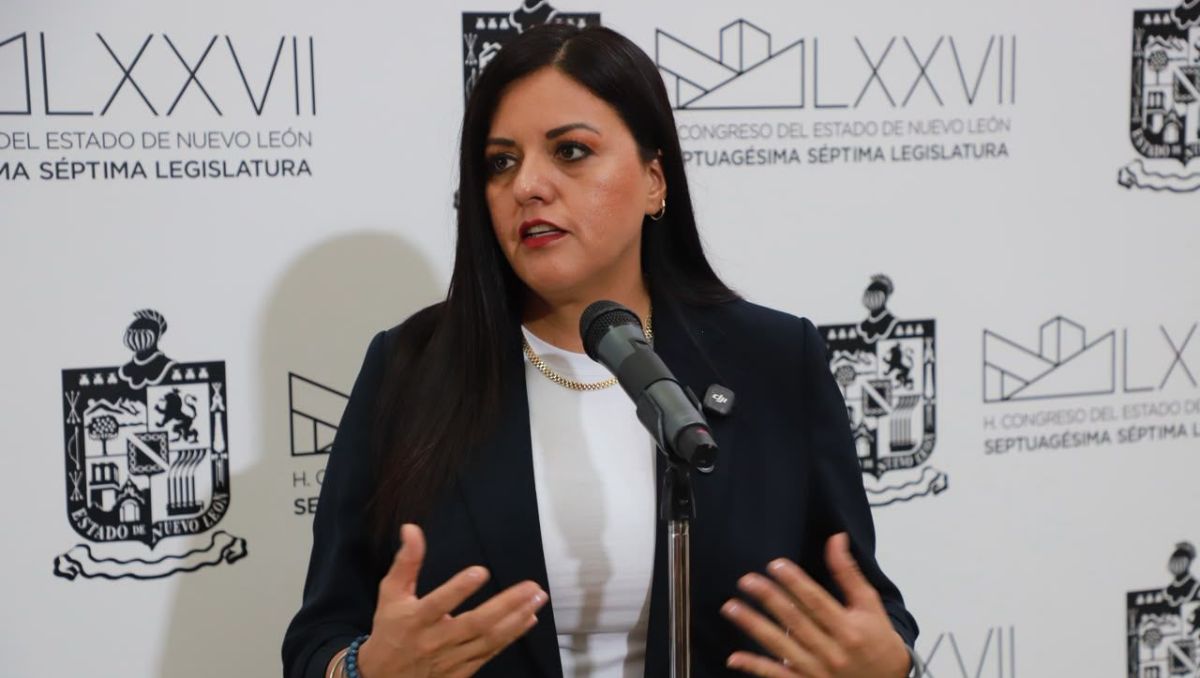 Itzel Castillo, presidenta del Congreso de Nuevo León. Kevin Recio