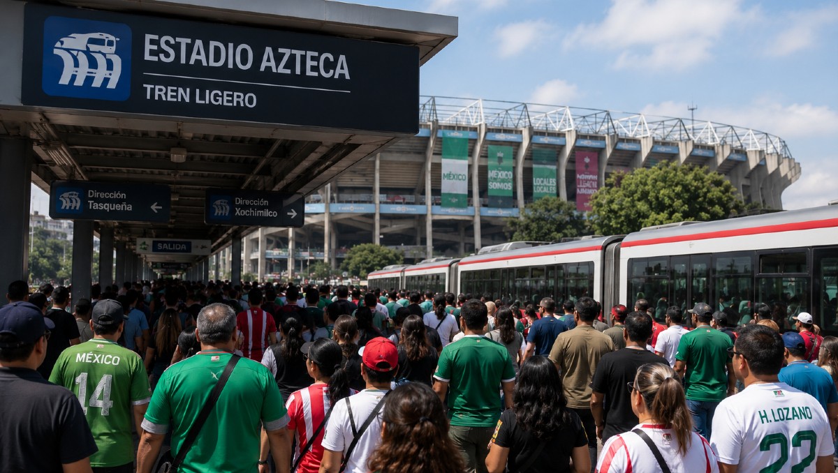 Cómo llegar al estadio CdMx del Mundial 2026 en transporte público | IA DISCOVER