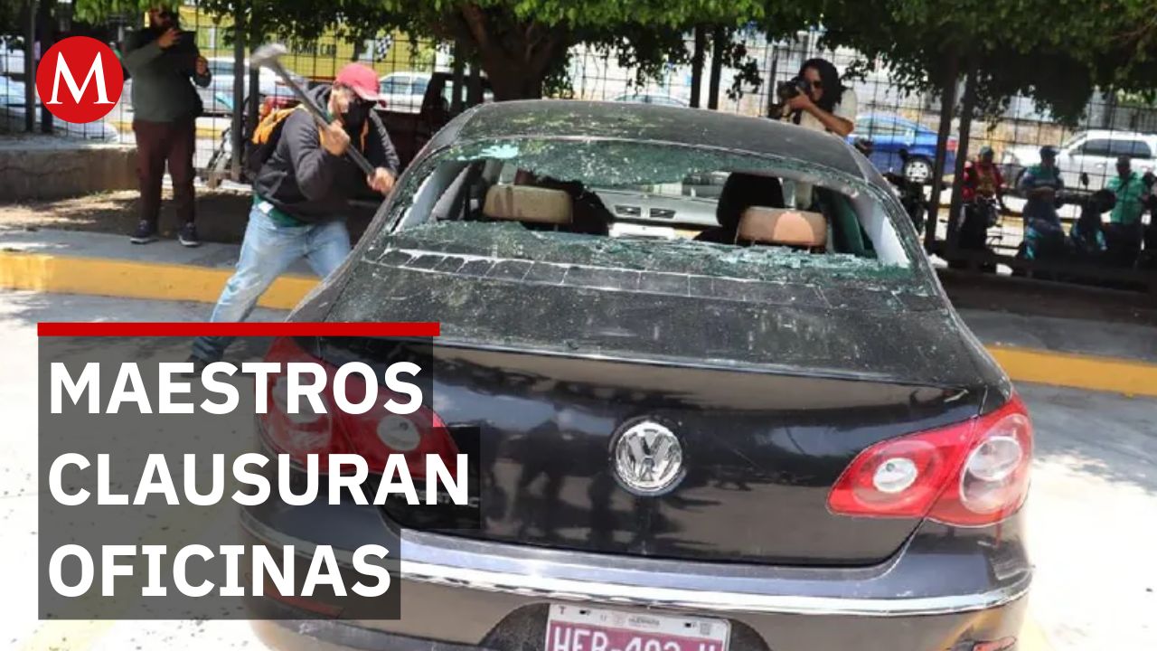 Maestros clausuran oficinas de educación mientras gobierno ignora demandas de maestros heridos
