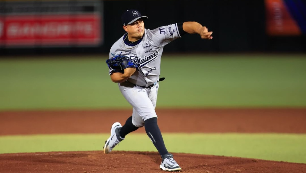 Manny Bañuelos fue incluido en el Equipo Ideal de la semana de la LMB tras su brillante salida ante Tijuana (Instagram @sultanesoficial @mannybanuelos