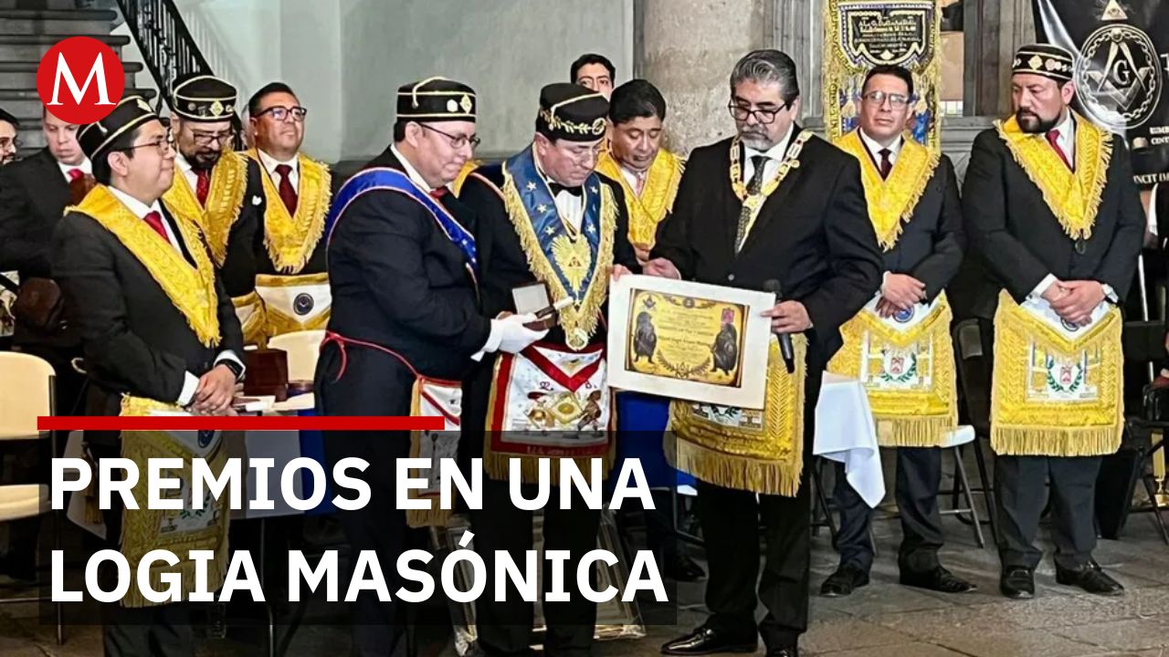Masones reciben distinción y abren rituales al público en CdMx