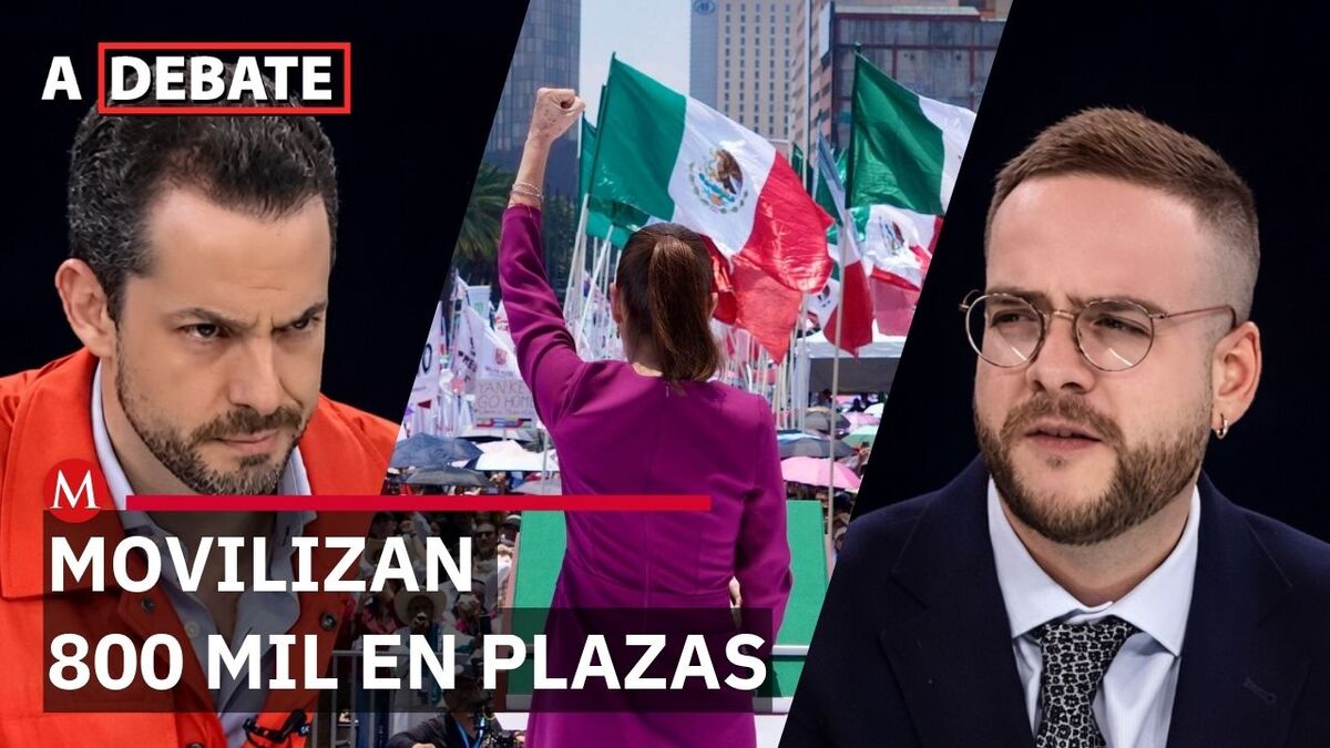 Morena moviliza 800 mil pero Sheinbaum baja 18 puntos aprobación