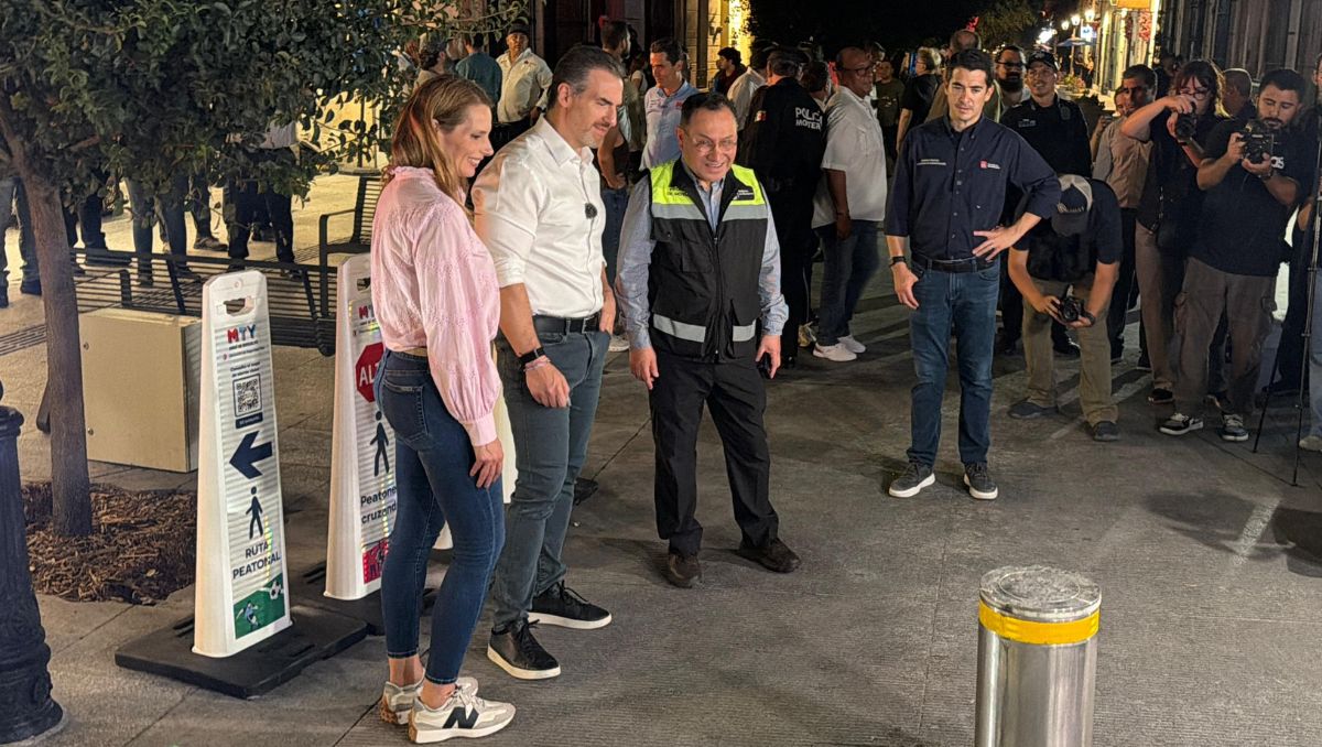 El Operativo Mundialista en Barrio Antiguo fue anunciado por el alcalde Adrián de la Garza. | Mayte Villasana