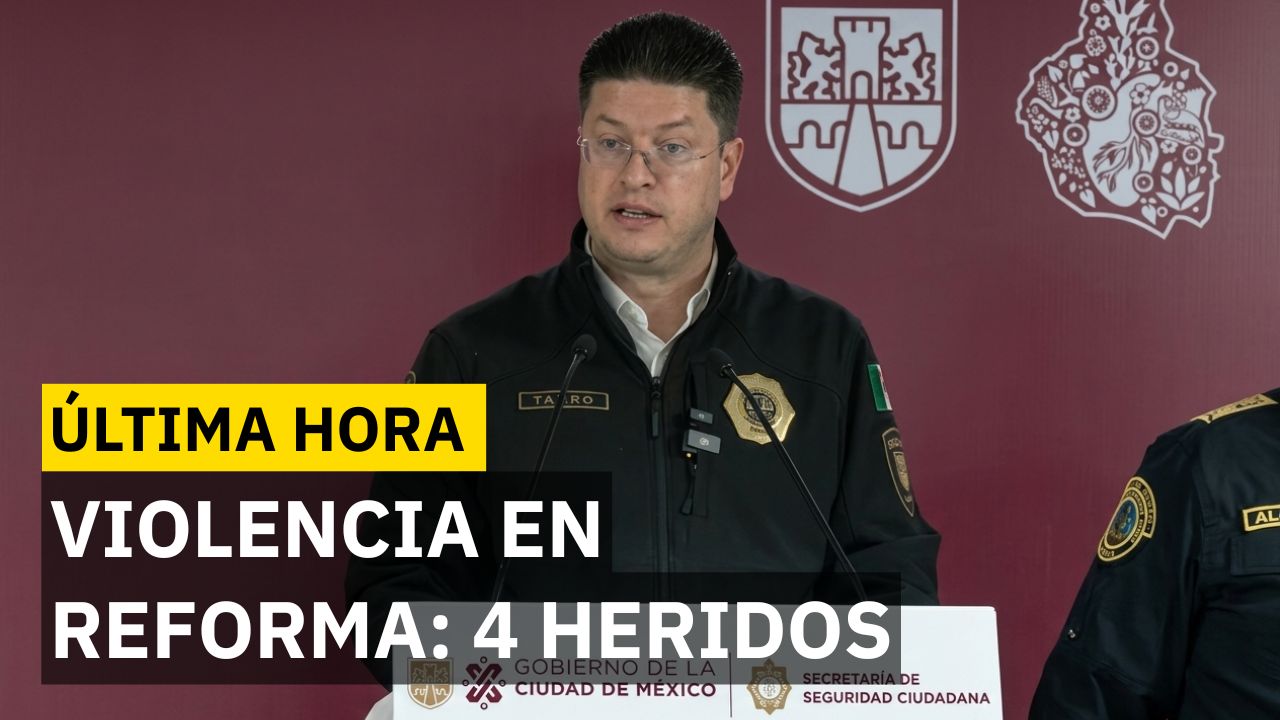 4 policías lesionados en enfrentamiento mientras manifestantes intentaban tomar el Zócalo