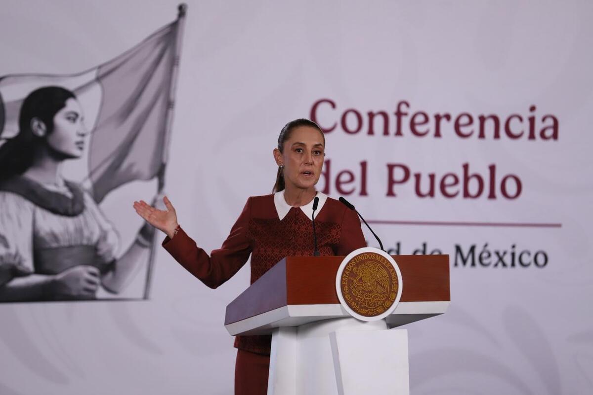 La Presidenta se pronunció sobre la movilizaciones de la CNTE en el Zócalo. | Foto: Octavio Hoyos