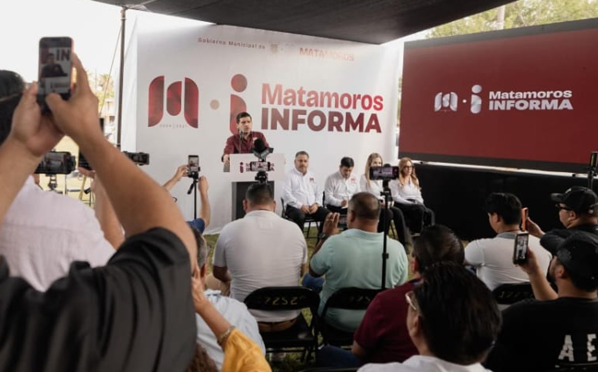 Rehabilitación de espacios y apoyos ciudadanos destacan en 'Matamoros Informa'. | Cortesía