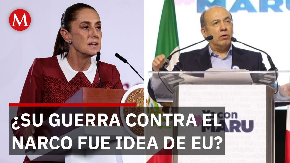 ¡Sheinbaum lanza dardo a Calderón! Siembra dudas sobre el origen de la guerra contra el narco