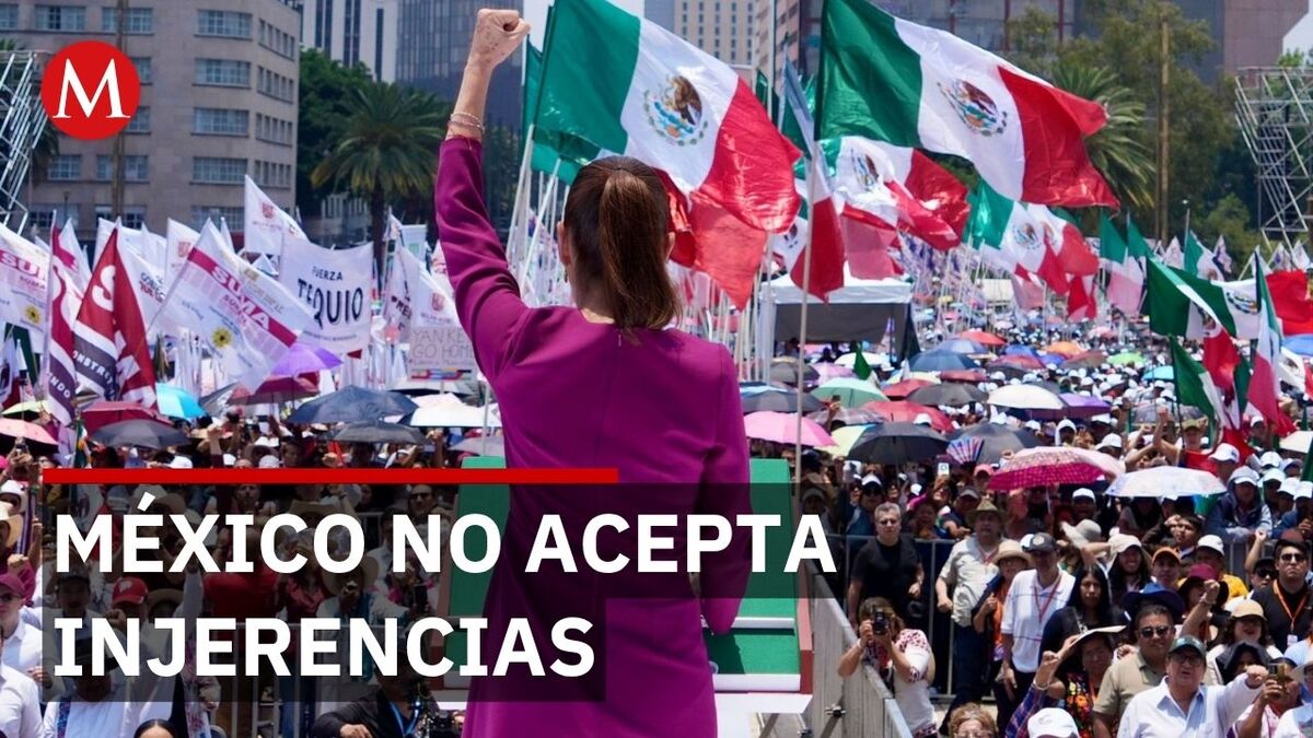 Sheinbaum lanza llamado a defender la soberanía ante embates injerencistas