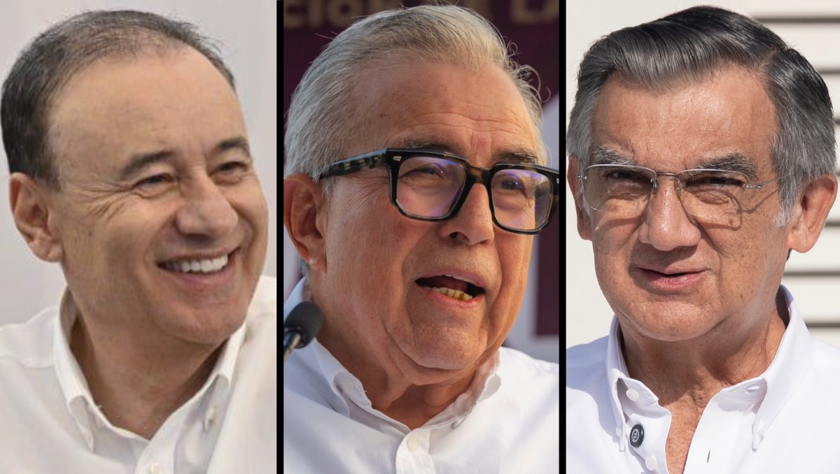 Alfonso Durazo, Rubén Rocha y Américo Villarreal encabezan la lista de políticos en la mira de EU | Foto: Especial