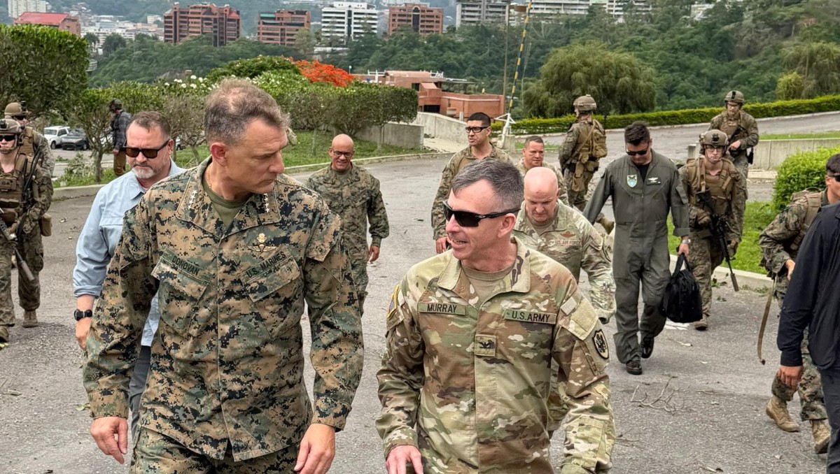 Dan Caine visita Caracas para abordar temas de cooperación y seguridad. | Foto: Redes Sociales