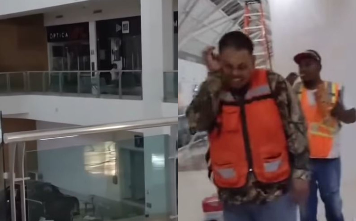 Captan presunto fantasma en centro comercial de Torreón. | Foto: Redes sociales
