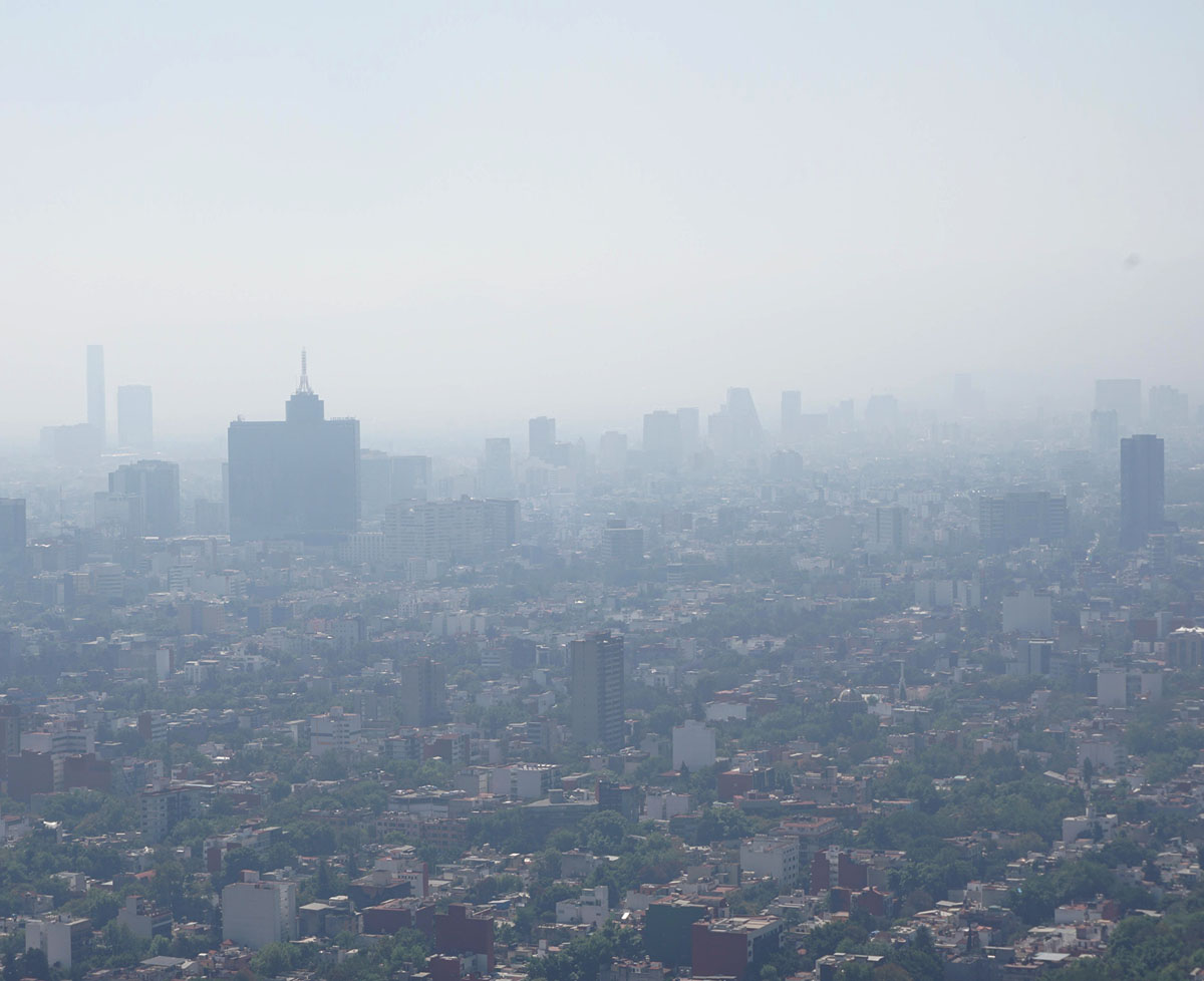 La Ciudad de México pierde mucho más que sus vibrantes colores cuando hay contingencia de Ozono. SHUTTERSTOCK.