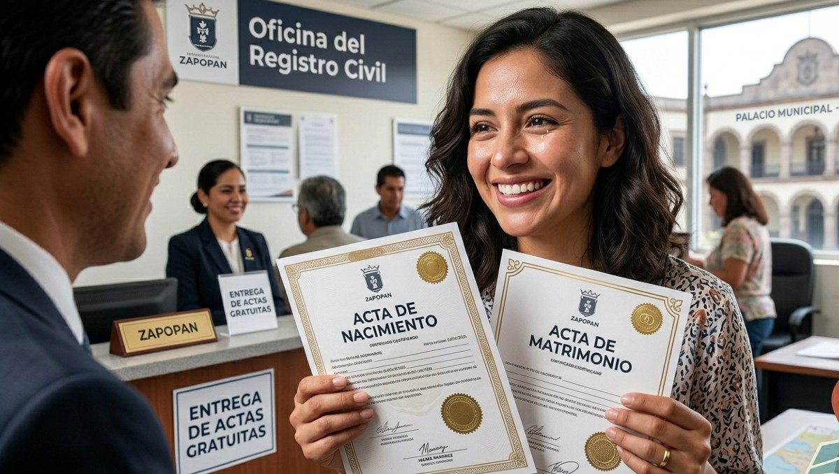 Conoce cómo es el trámite de acta de nacimiento sin costo en Zapopan: fechas y requisitos en 2026 (Gemini IA)