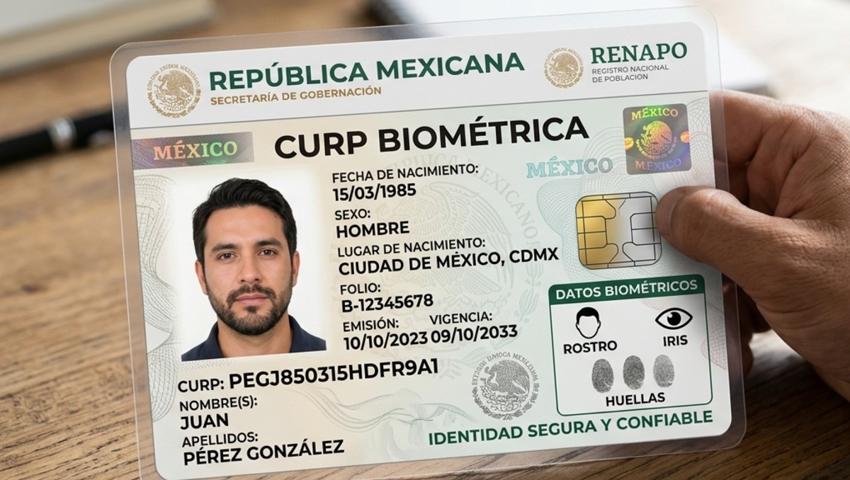 La CURP biométrica sigue incorporándose en los tramites del país | IA Discover