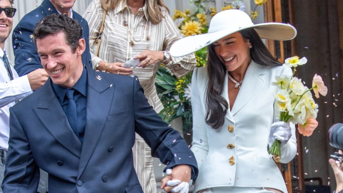 Dua Lipa y Callum Turner se casan en el Old Marylebone Town Hall /x: @addictionlipa