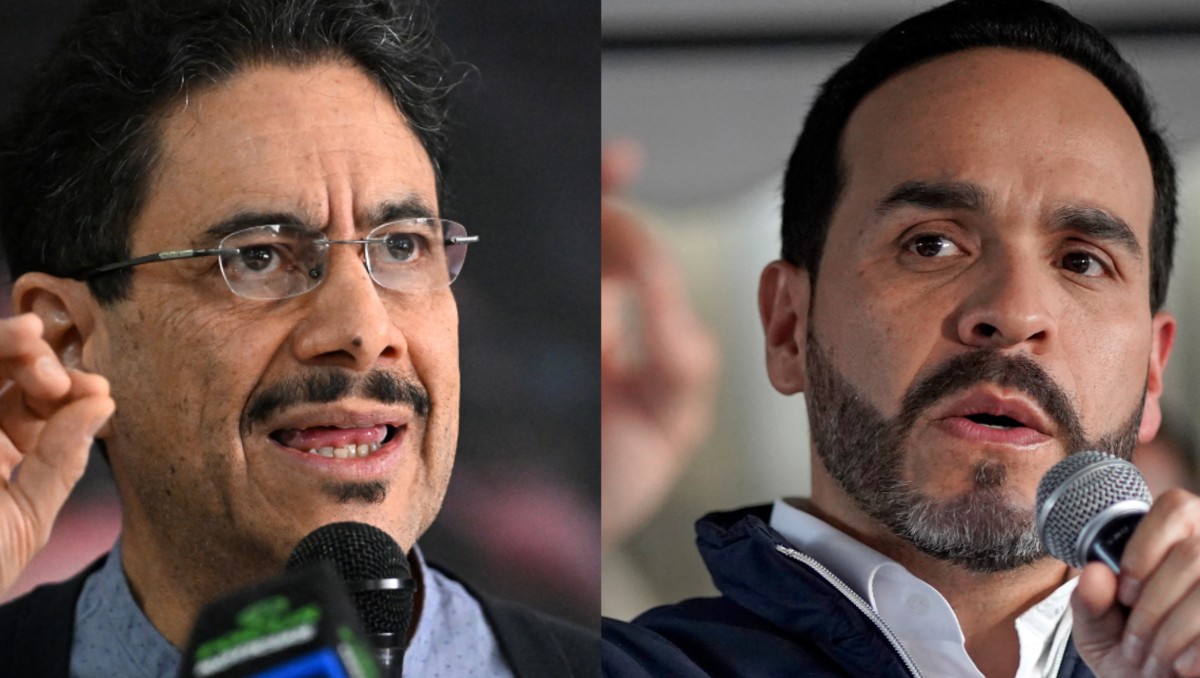 Iván Cepeda y Abelardo de la Espriella. | AFP