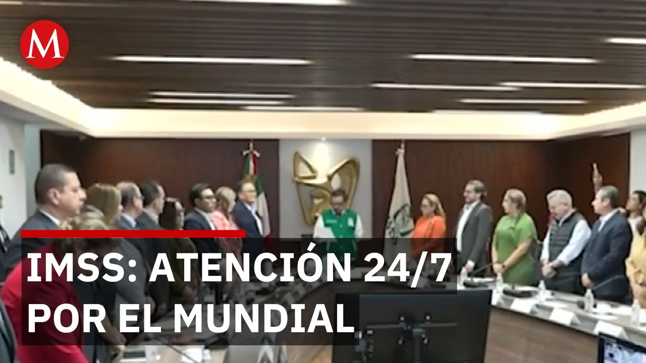 Médicos del IMSS se preparan para el Mundial con monitoreo permanente y coordinación nacional