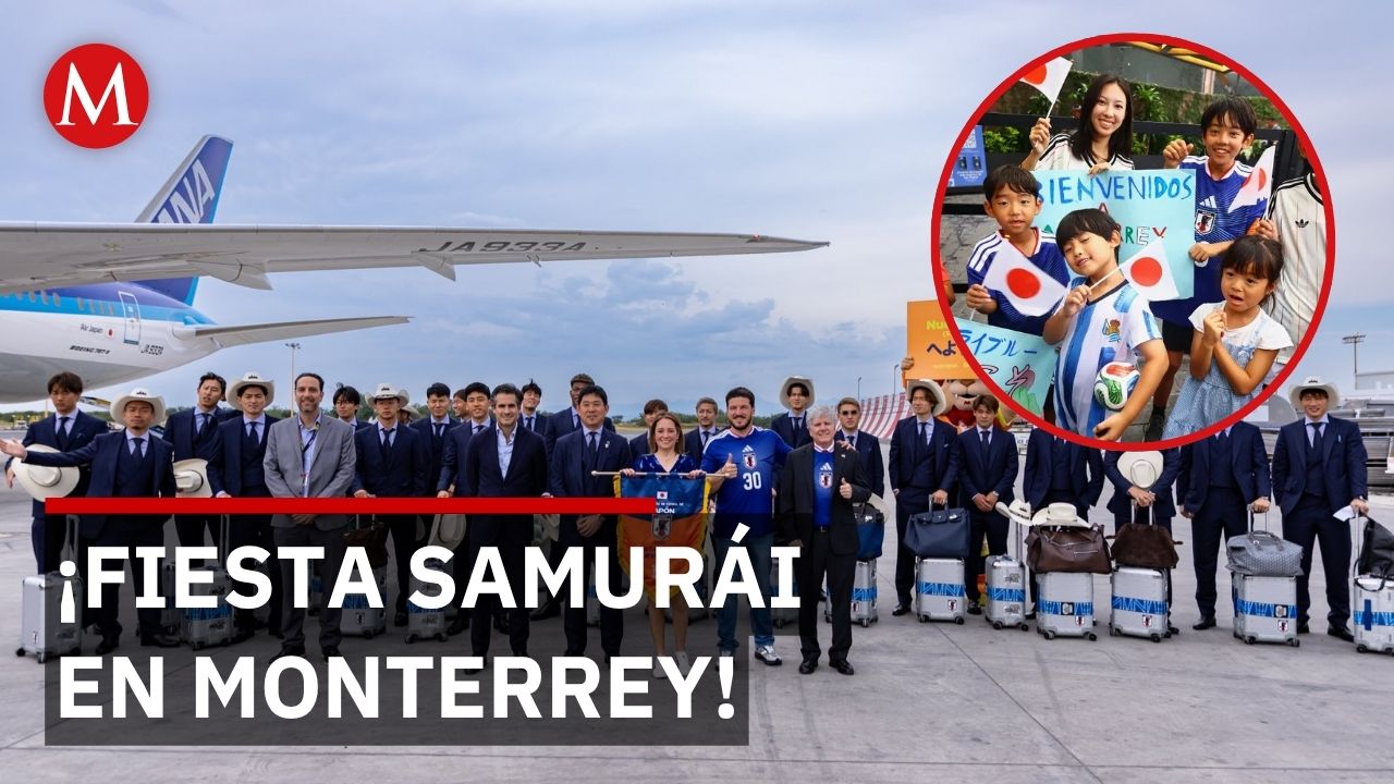 Monterrey recibe a la selección japonesa y ya vive ambiente mundialista