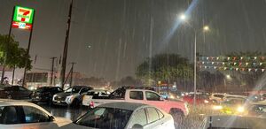 Se registran lluvias en Área Metropolitana de Monterrey. | Abish Puente
