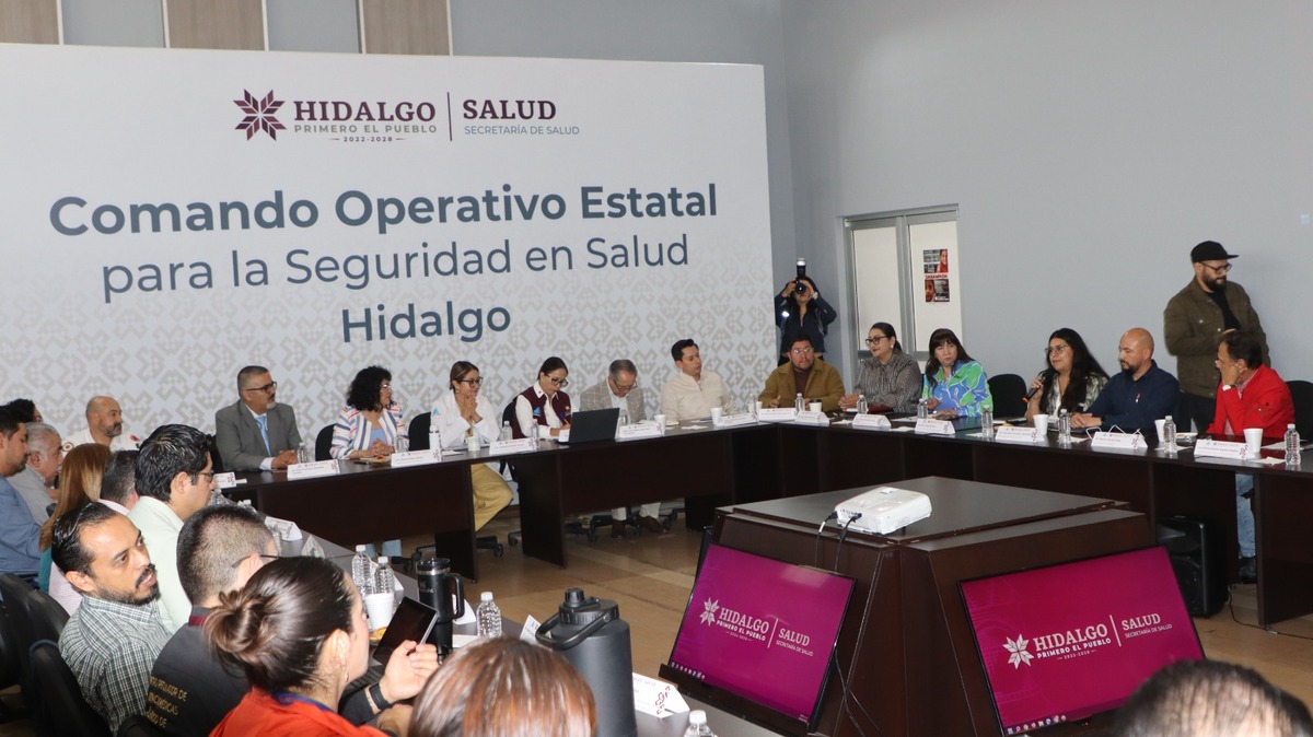Reunión del Comando Operativo Estatal para la Seguridad en Salud. (Cortesía)