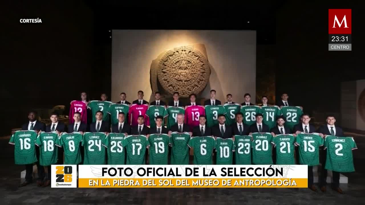 Revelan fotografía oficial de México para Mundial | Milenio Noticias La Afición, 2 de junio de 2026