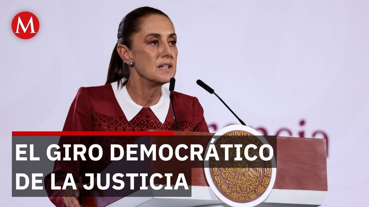 Sheinbaum destaca que el pueblo decidirá con la reforma judicial