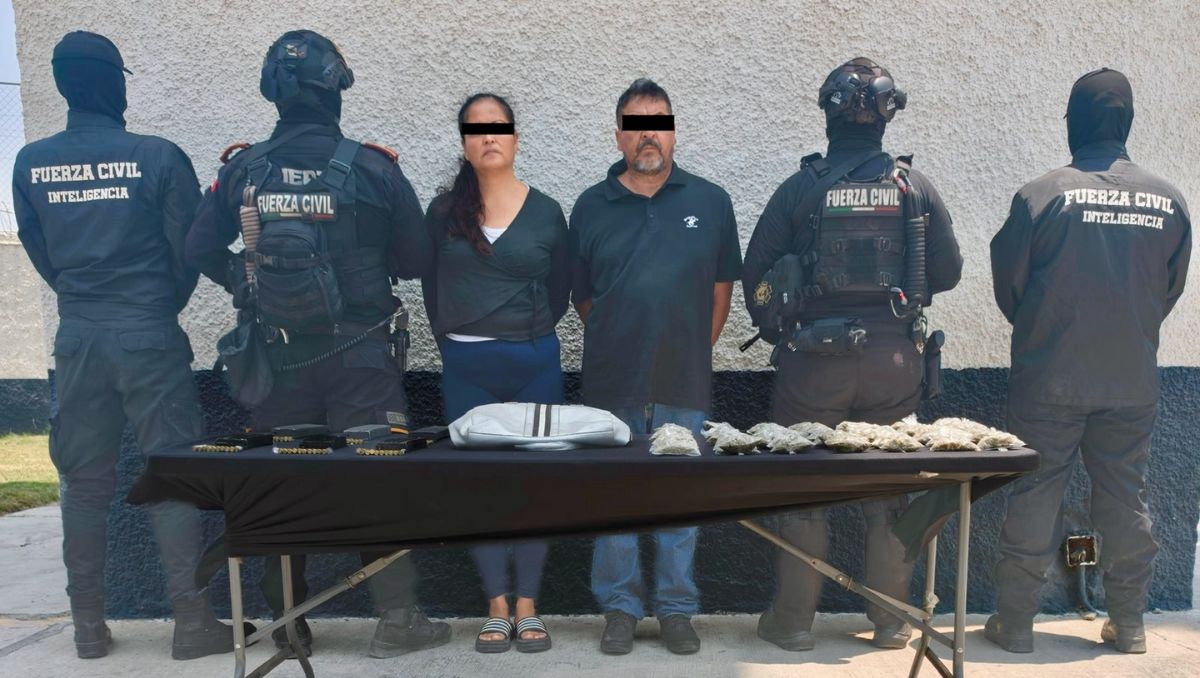 Teresita “N”, de 46 años, y César “N”, de 54, fueron puestos a disposición del Ministerio Público Federal. Especial