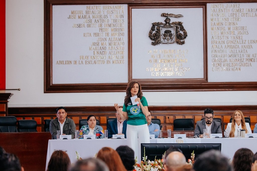 Verónica Delgadillo anunció las estrategias de Guadalajara para el Mundial 2026. (María Camarena)