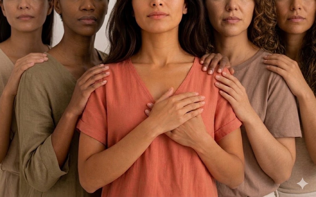 Ángeles de Luz y Esperanza, acompañamiento a mujeres con diagnóstico de cáncer de mama | Imagen generada con IA