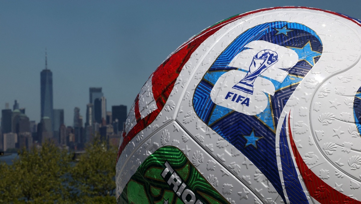 El balón 'Trionda' incluido en la última actualización de WhatsApp para el Mundial 2026 (Reuters)