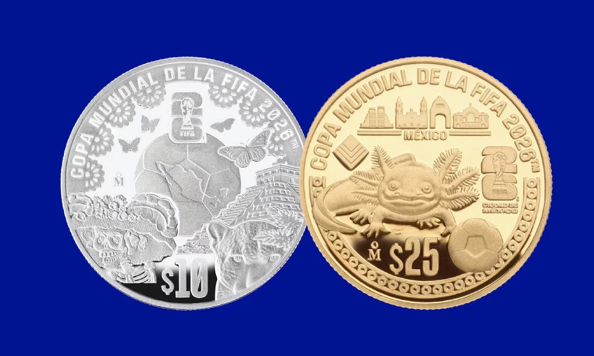 BBVA México presentó sus monedas alusivas al Mundial 2026. | Foto: BBVA