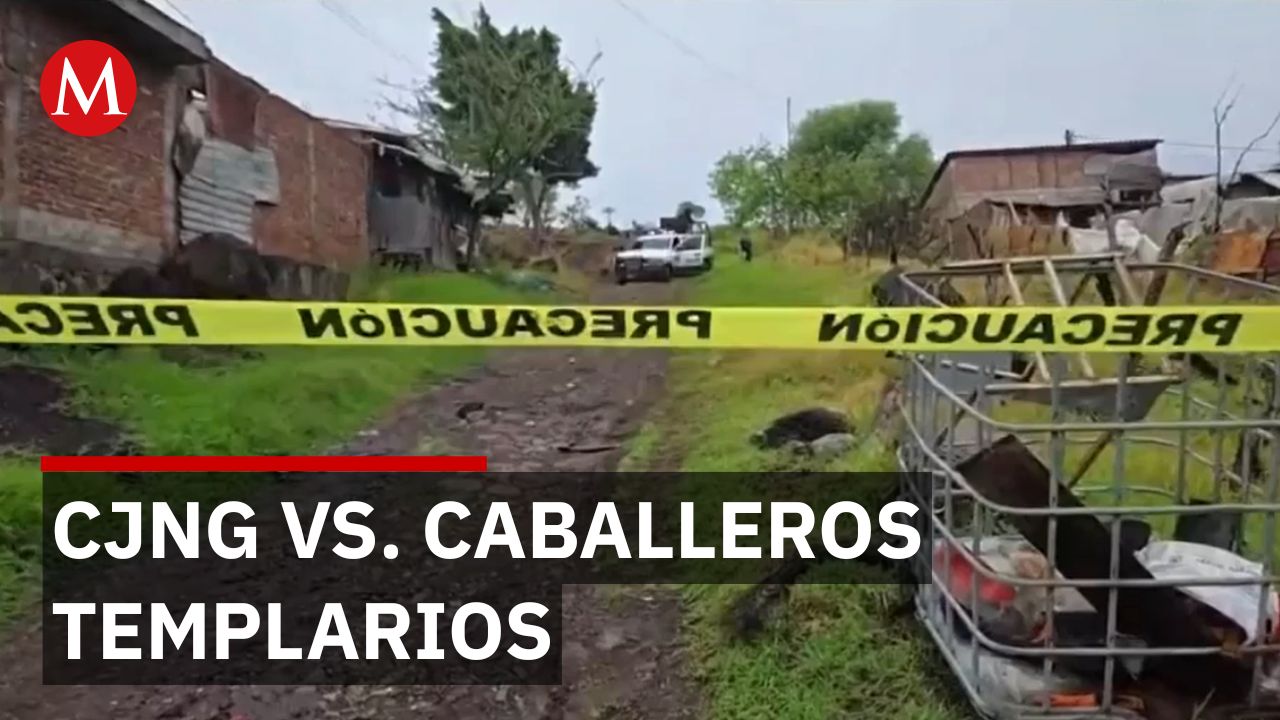 Cartel Jalisco Nueva Generación y Caballeros Templarios se enfrentan en Michoacán: 5 muertos