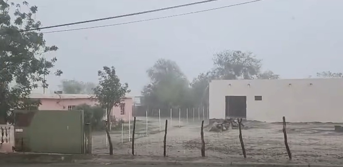 En China, Nuevo León se reportaron precipitaciones. Foto: Especial