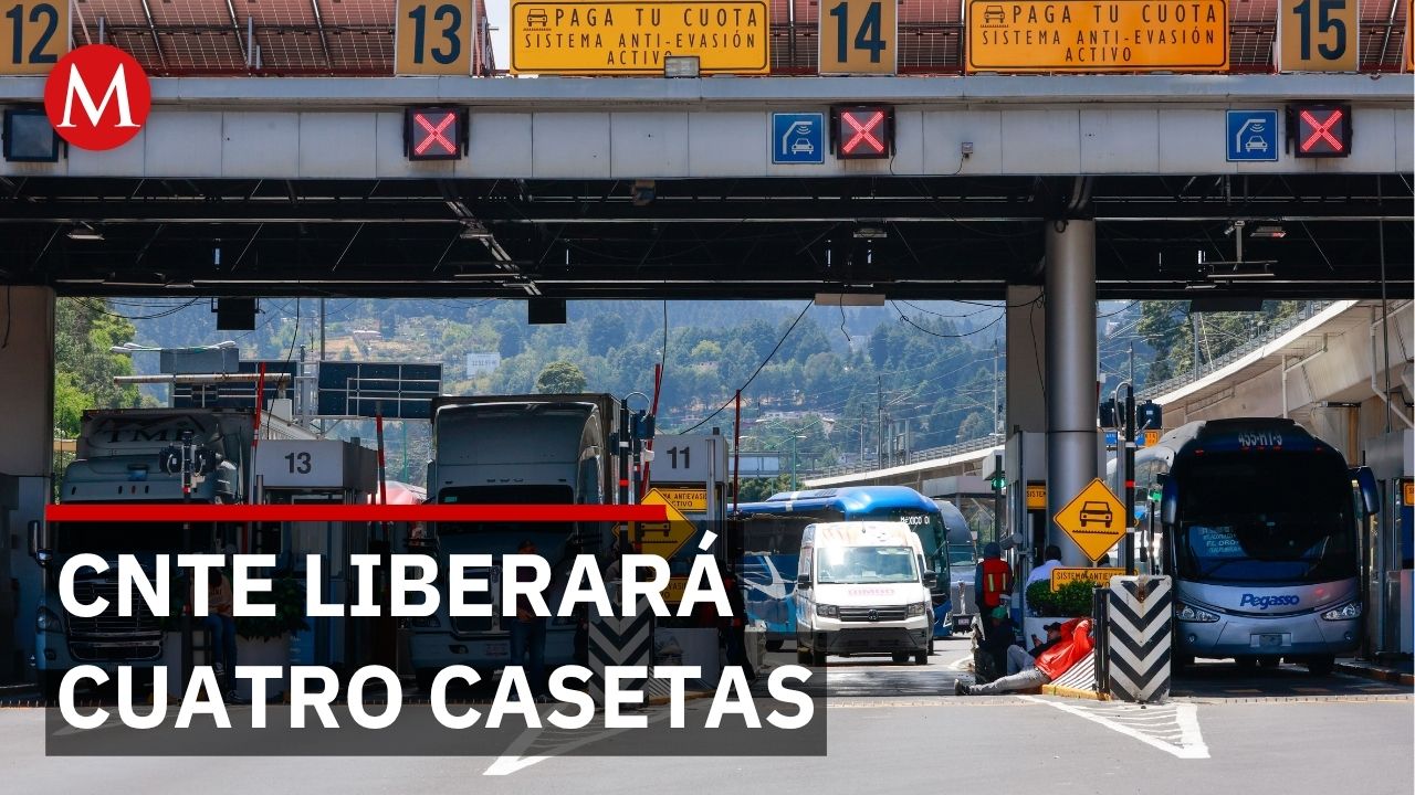CNTE se moviliza hacia cuatro casetas en CdMx; darán paso libre a automovilistas