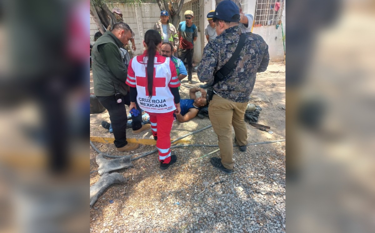 Cruz Roja atendió a trabajador de Simas Torreón por intoxicación | Especial