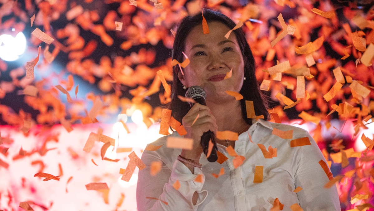 Keiko Fujimori, candidata presidencial de Perú por el partido Fuerza Popular. | AFP