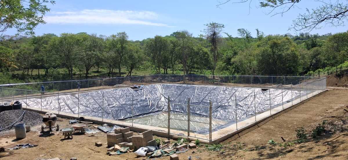 Nueva olla de captación de agua. (Cortesía)