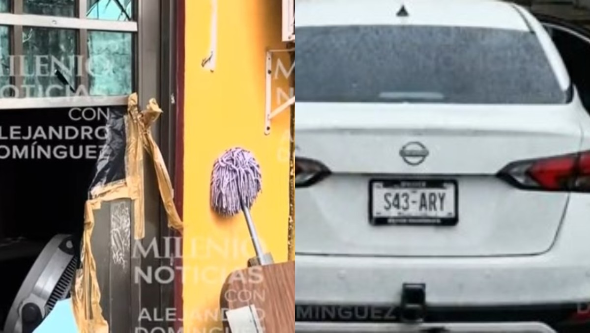 La placa del auto donde se llevaron a la periodista pertenece a otro modelo | Foto: Especial.
